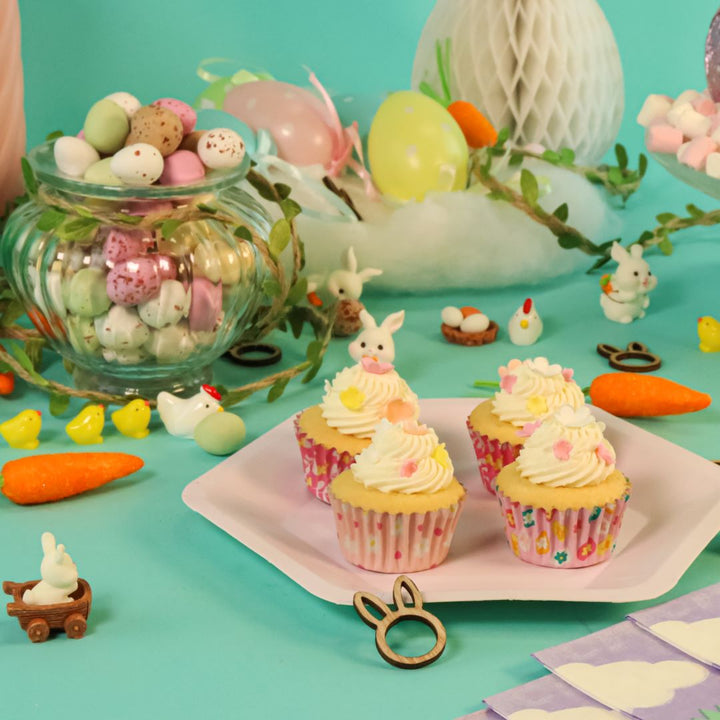 PME Mini Foil-lined Cupcake Cases - Flowers Set of 60