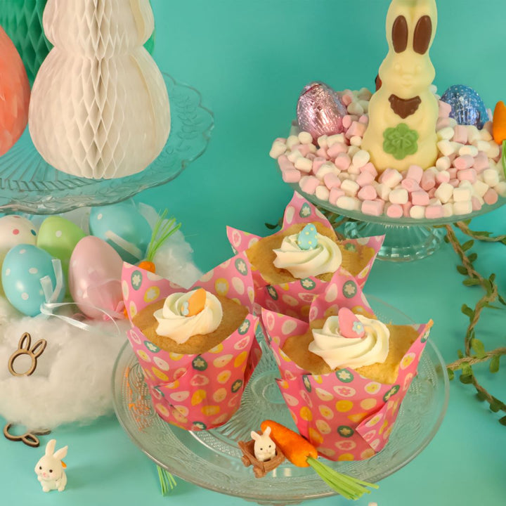 PME Tulip Muffin Cases - Easter Eggs Set of 24