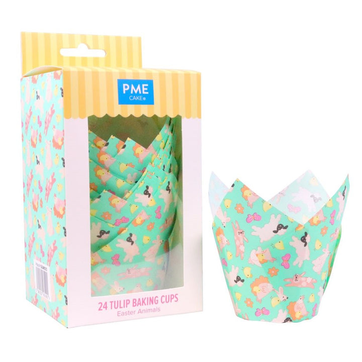 PME Tulip Muffin Cases - Easter Animals Set of 24