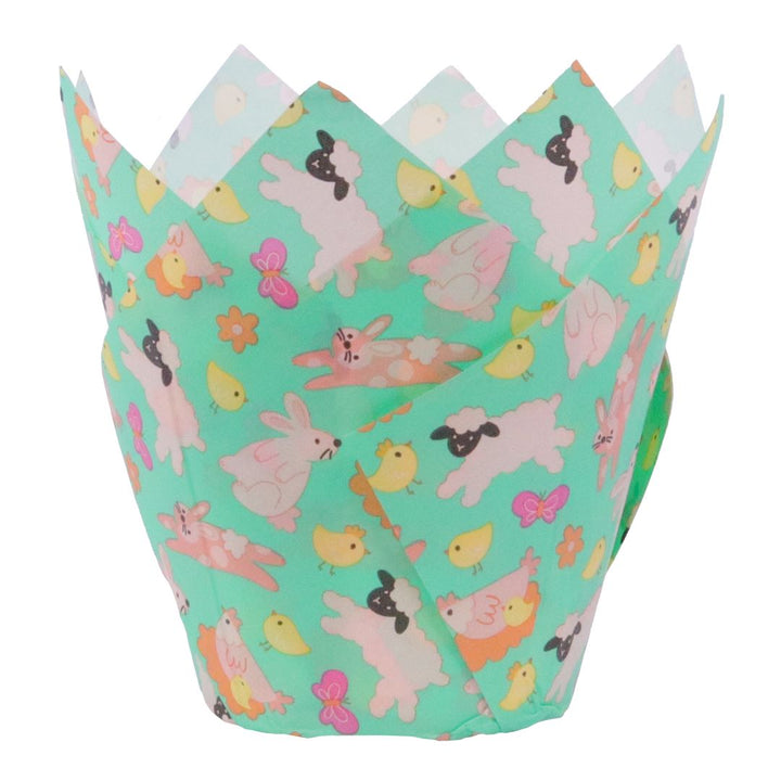 PME Tulip Muffin Cases - Easter Animals Set of 24