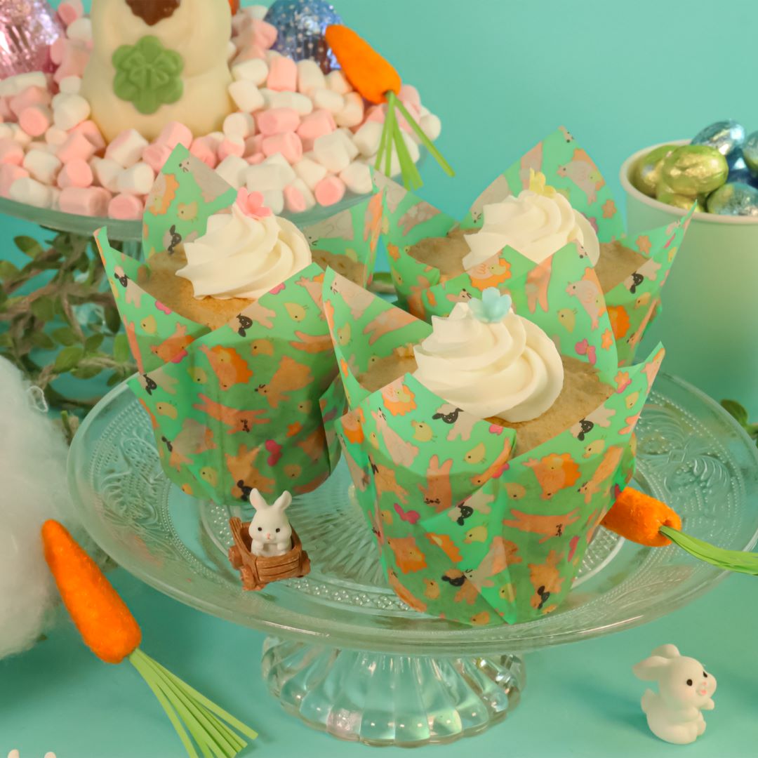 PME Tulip Muffin Cases - Easter Animals Set of 24