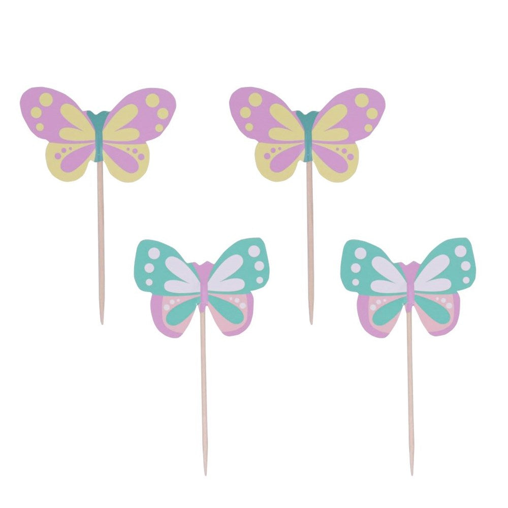 PME Easter Cupcake Toppers - Butterflies Set of 24