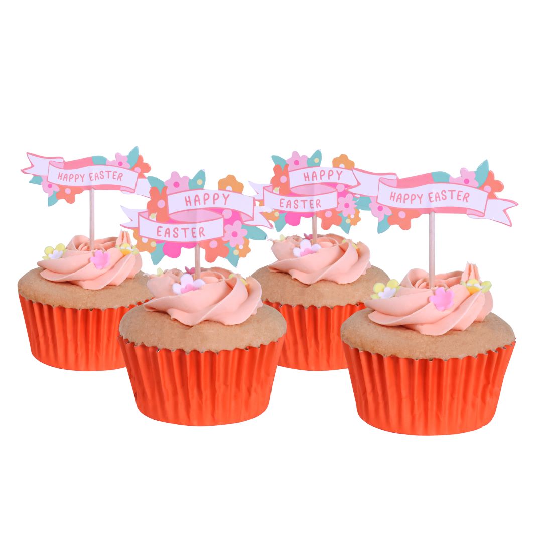 PME Easter Cupcake Toppers - Happy Easter Set of 24