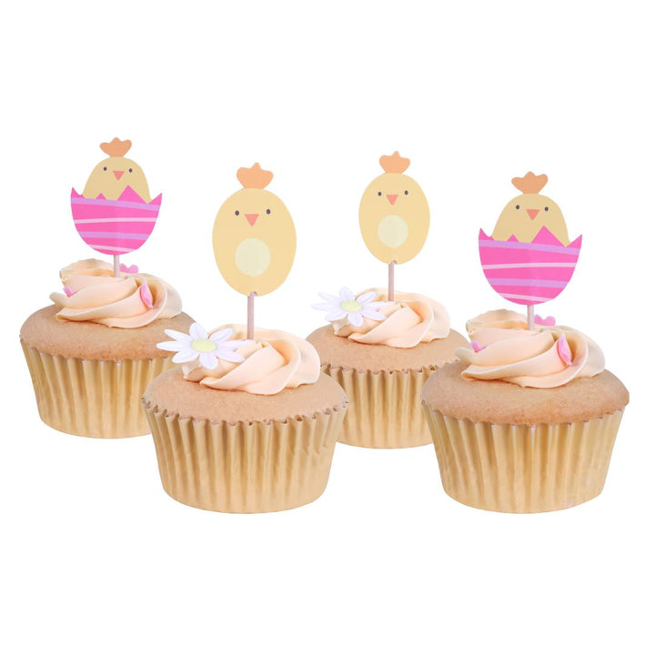 PME Easter Cupcake Toppers - Chicks Set of 24