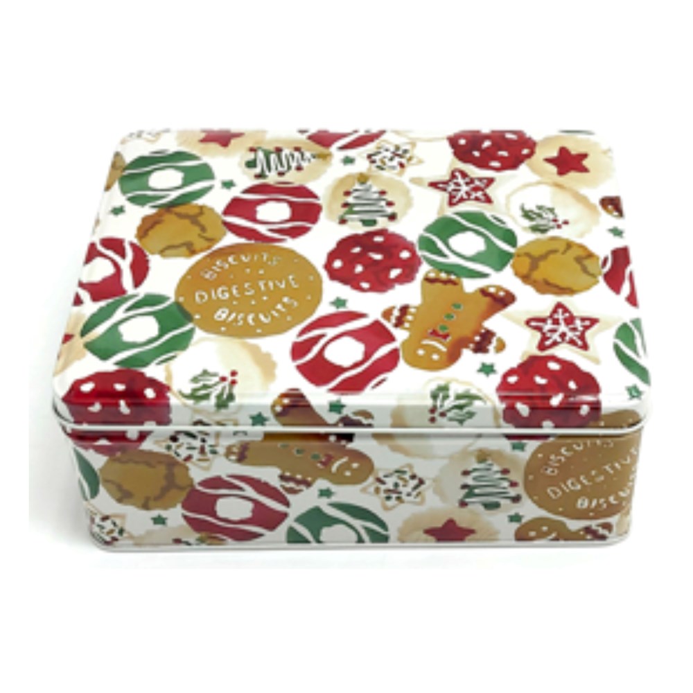 Emma Bridgewater Christmas Biscuit Deep Rectangle Tin