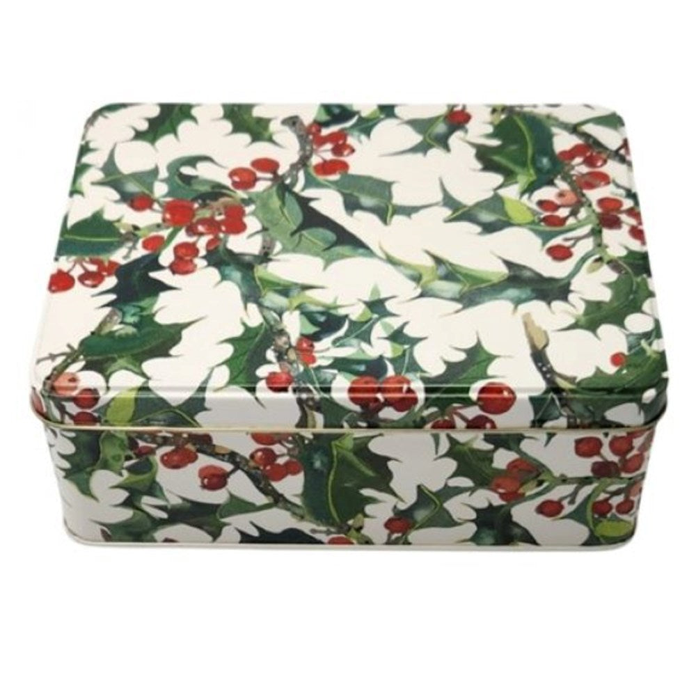 Emma Bridgewater Christmas Holly Deep Rectangle Tin