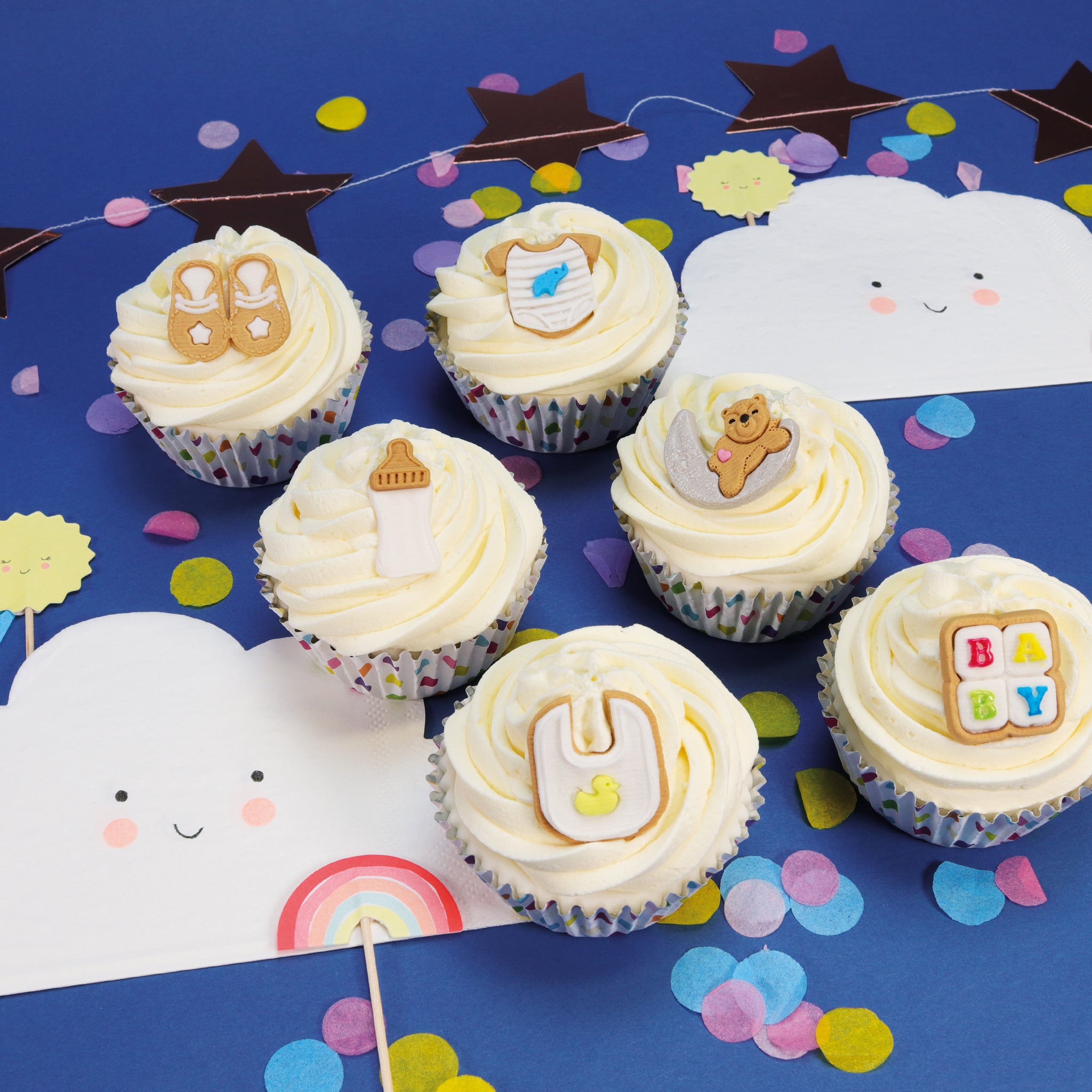 PME Edible Baby Cupcake Toppers