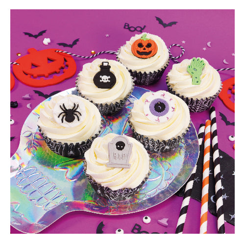 PME Edible Cupcake Toppers - Halloween 6pk