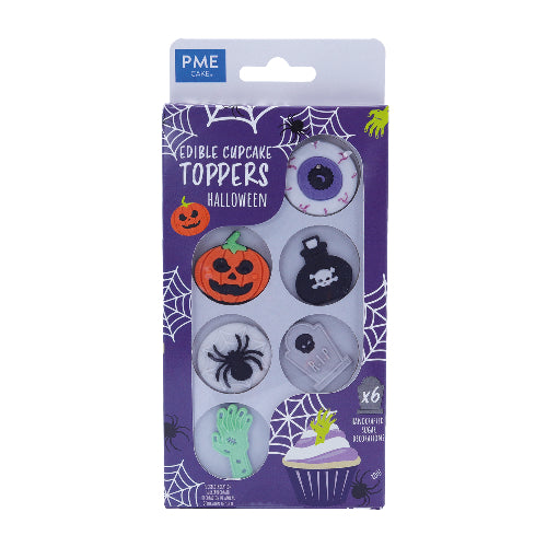 PME Edible Cupcake Toppers - Halloween 6pk