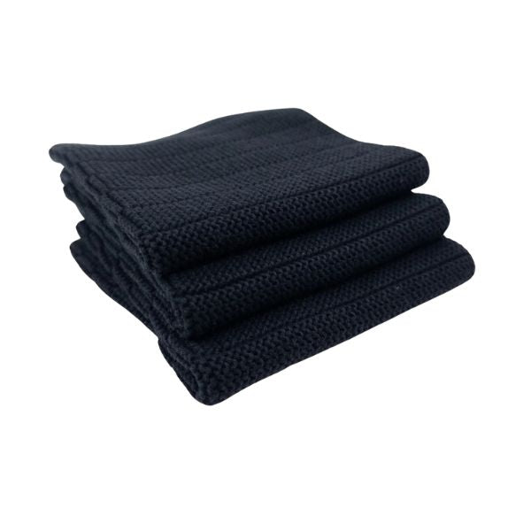 Ecovask Dish Cloths 3pk Raven