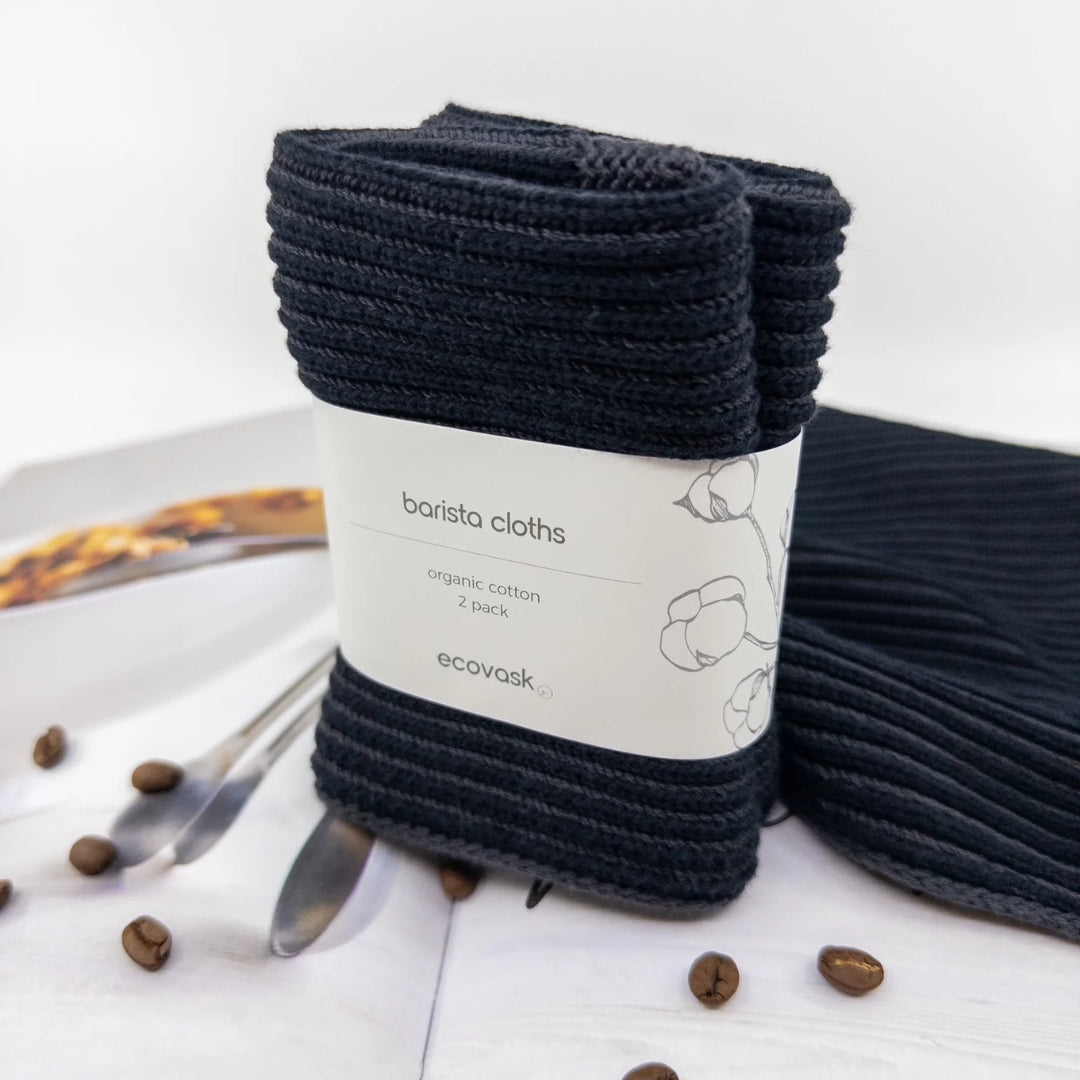 Ecovask Barista Cloths 2pk Raven