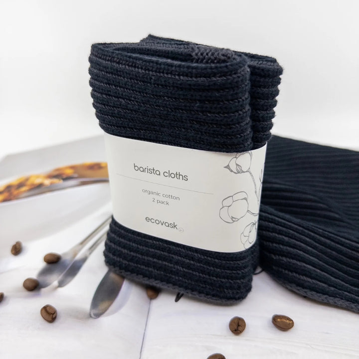 Ecovask Barista Cloths 2pk Raven