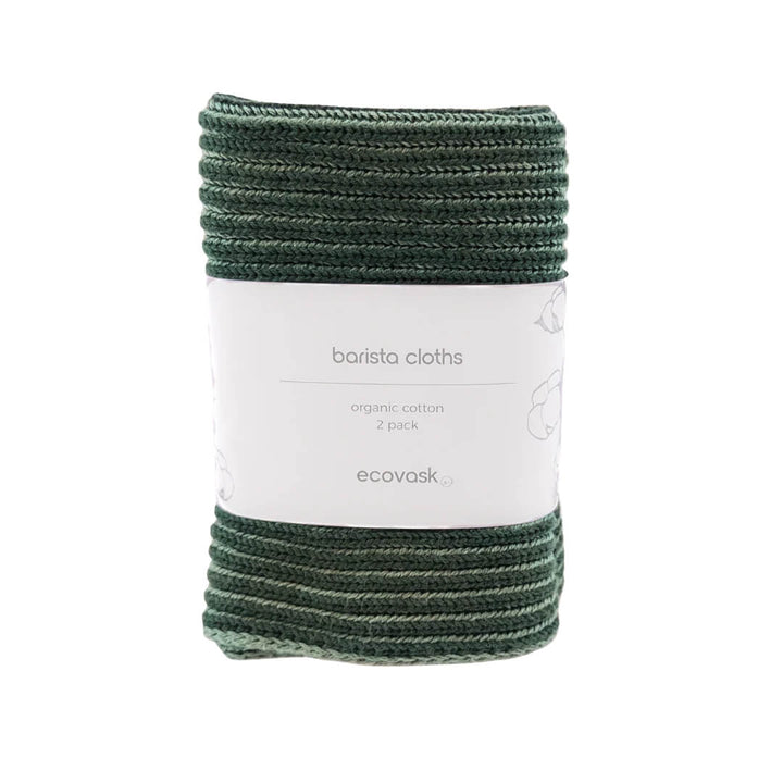 Ecovask Barista Cloths 2pk Forest
