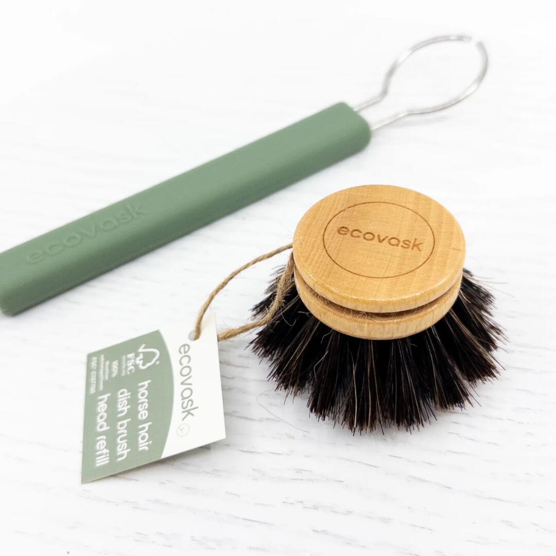 Ecovask Natural Dish Brush Sage