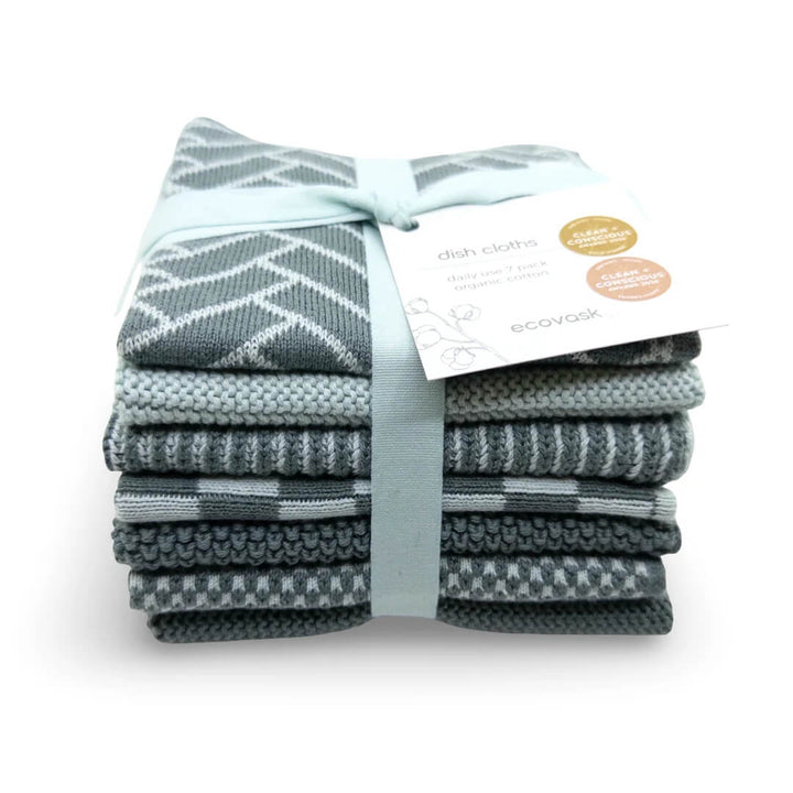 Ecovask Daily Use Dishcloth Pack 7pce Delphin