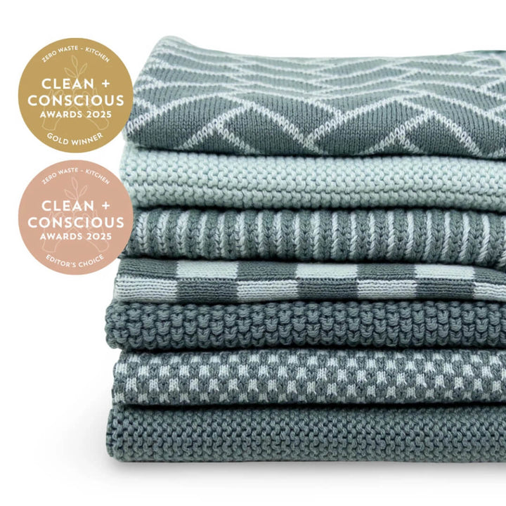Ecovask Daily Use Dishcloth Pack 7pce Delphin