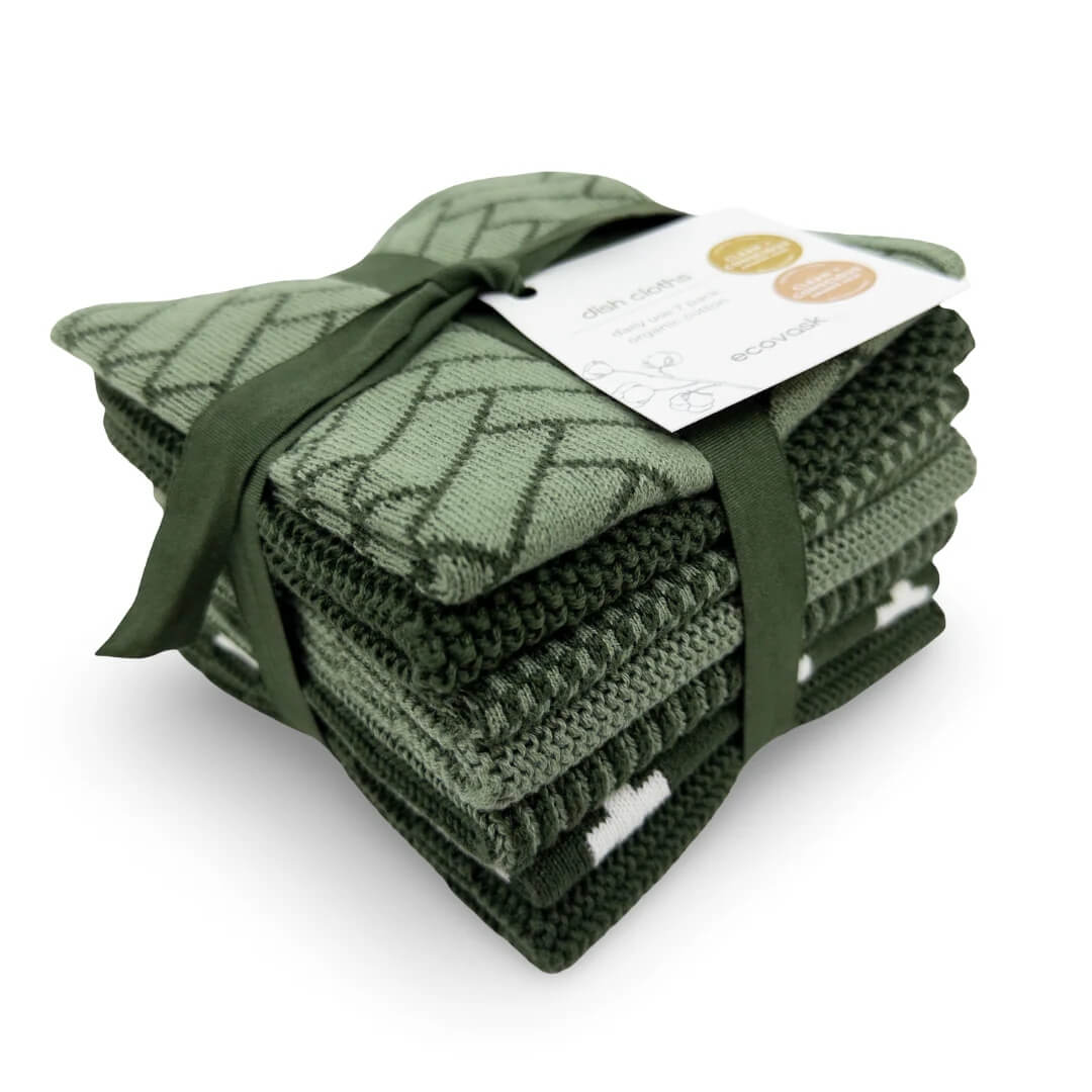 Ecovask Daily Use Dishcloth Pack 7pce Eden