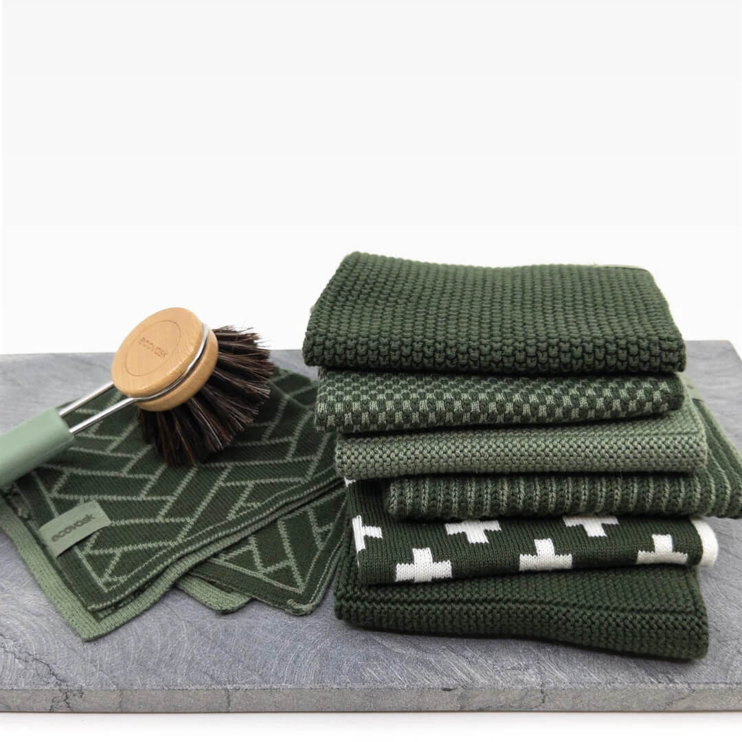 Ecovask Daily Use Dishcloth Pack 7pce Eden