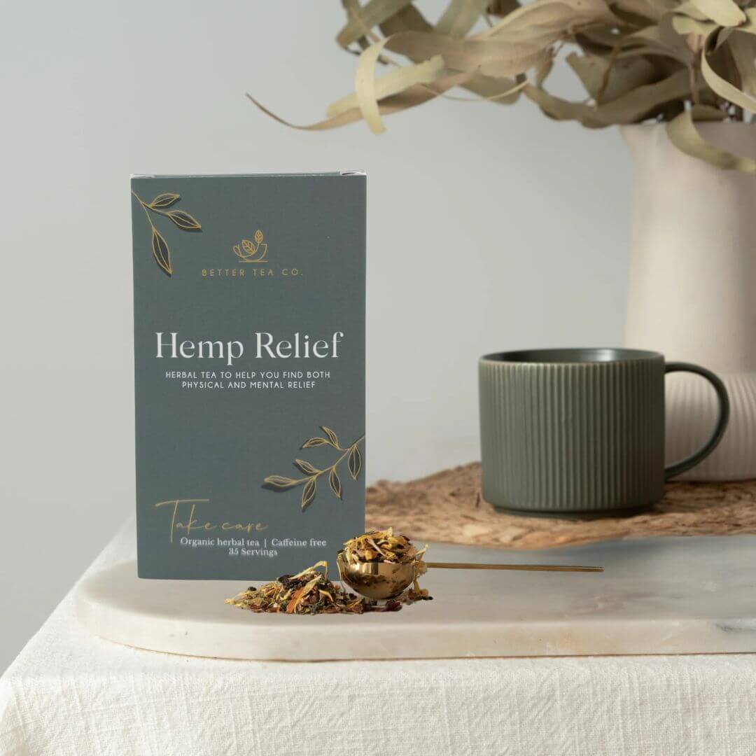 Better Tea Co Hemp Relief Tea Pouch 35Serves
