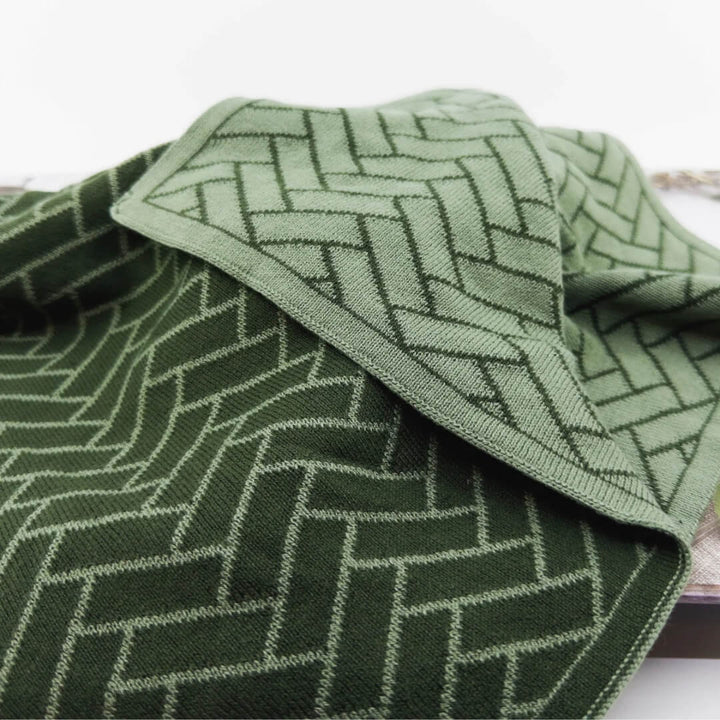 Ecovask Ultimate Tea Towel Forest Herringbone