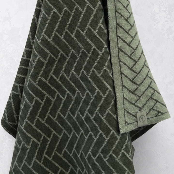 Ecovask Ultimate Tea Towel Forest Herringbone