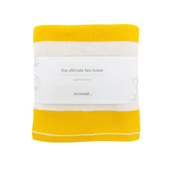 Ecovask Ultimate Tea Towel Daffodil Stripe
