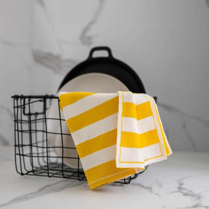 Ecovask Ultimate Tea Towel Daffodil Stripe