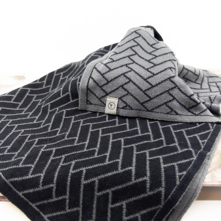 Ecovask Kitchen Towel Duo Raven Herringbone