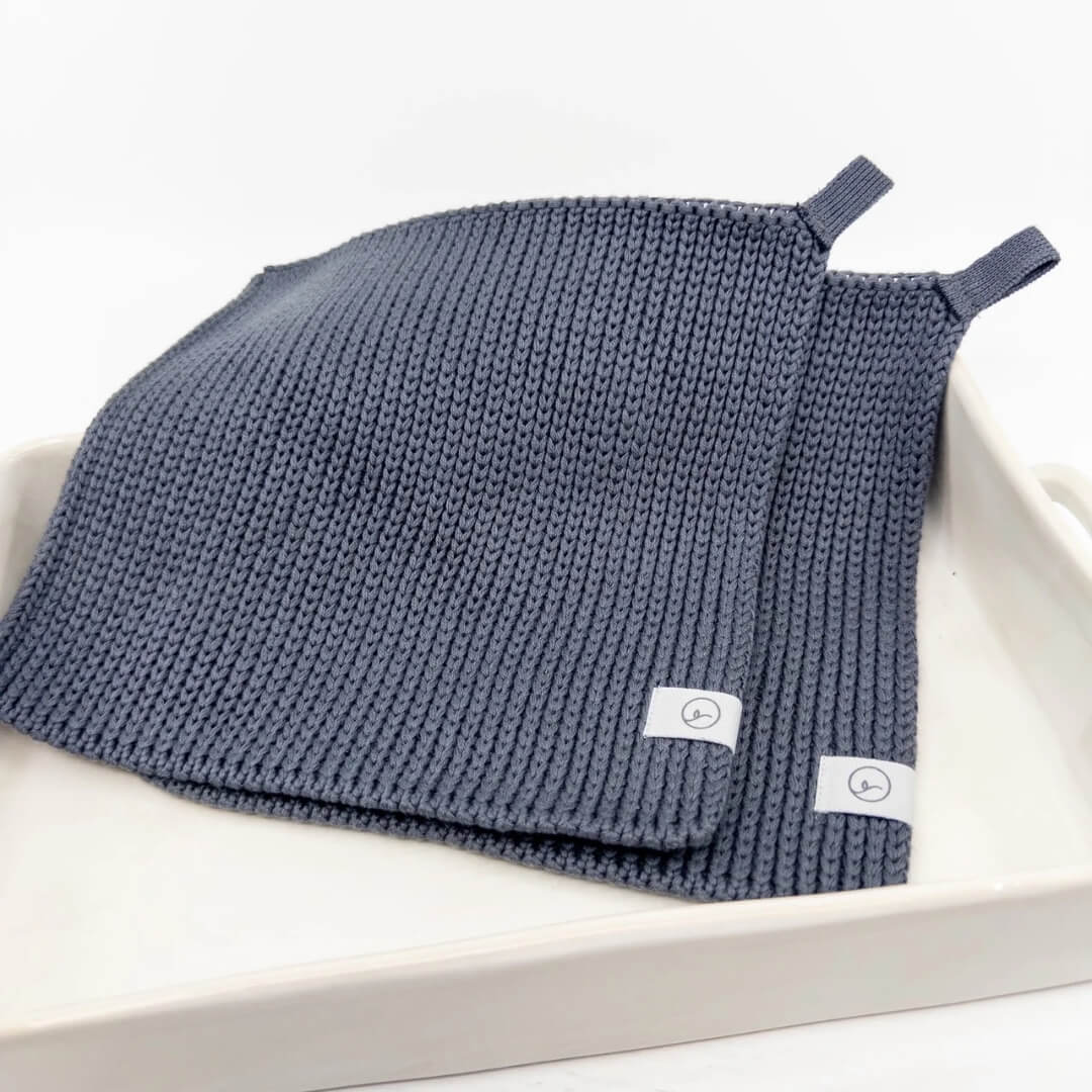 Ecovask Cotton Pot Holders 2pk Grey
