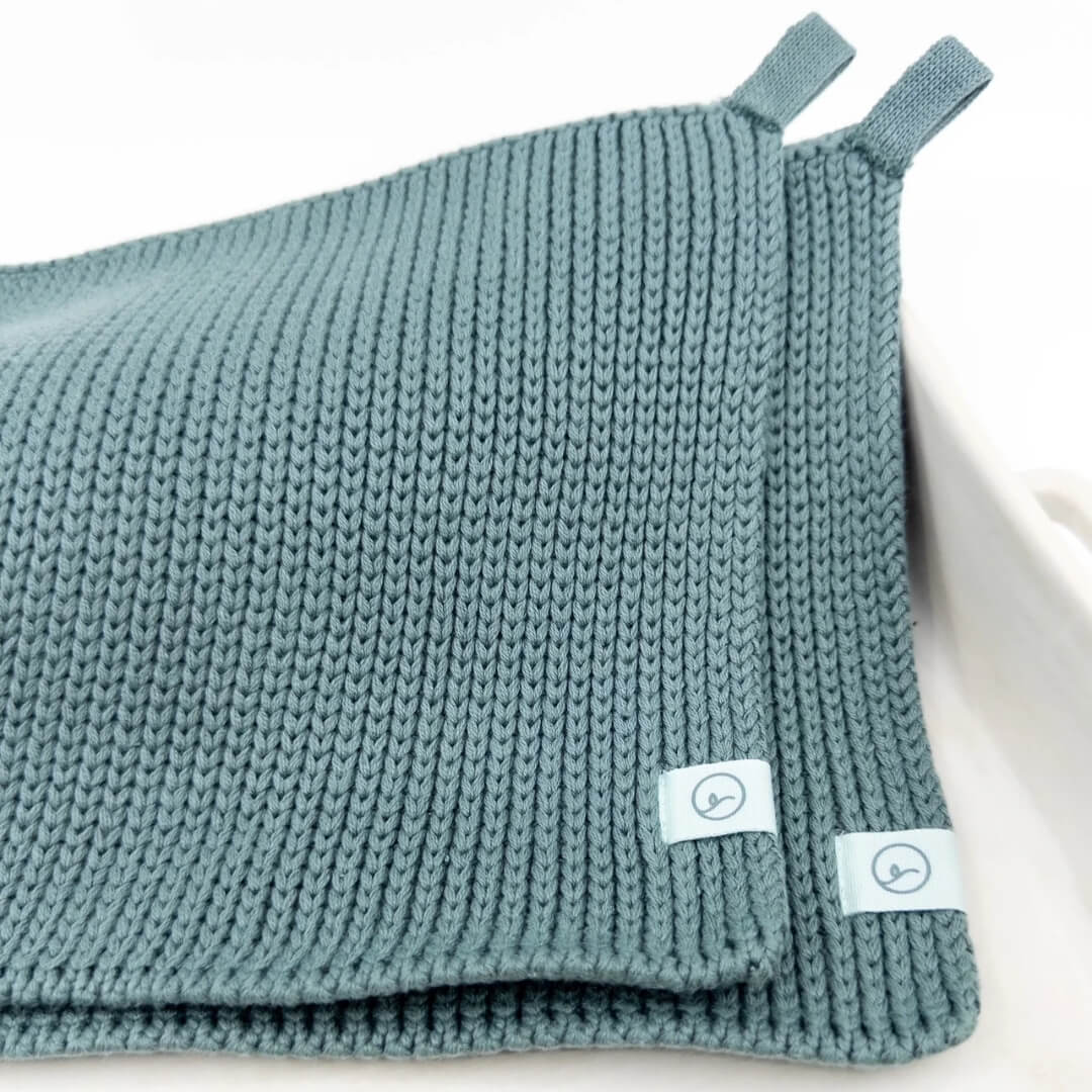 Ecovask Cotton Pot Holders 2pk Sea Foam