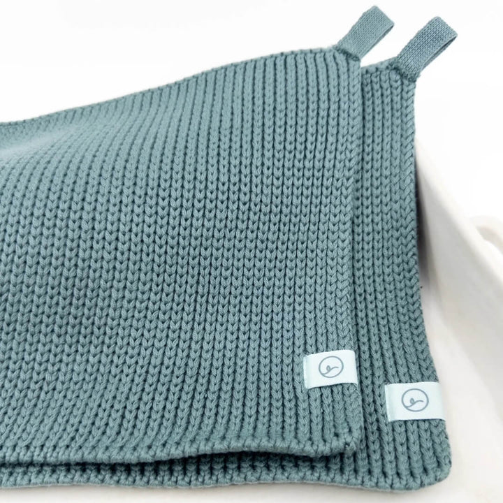 Ecovask Cotton Pot Holders 2pk Sea Foam