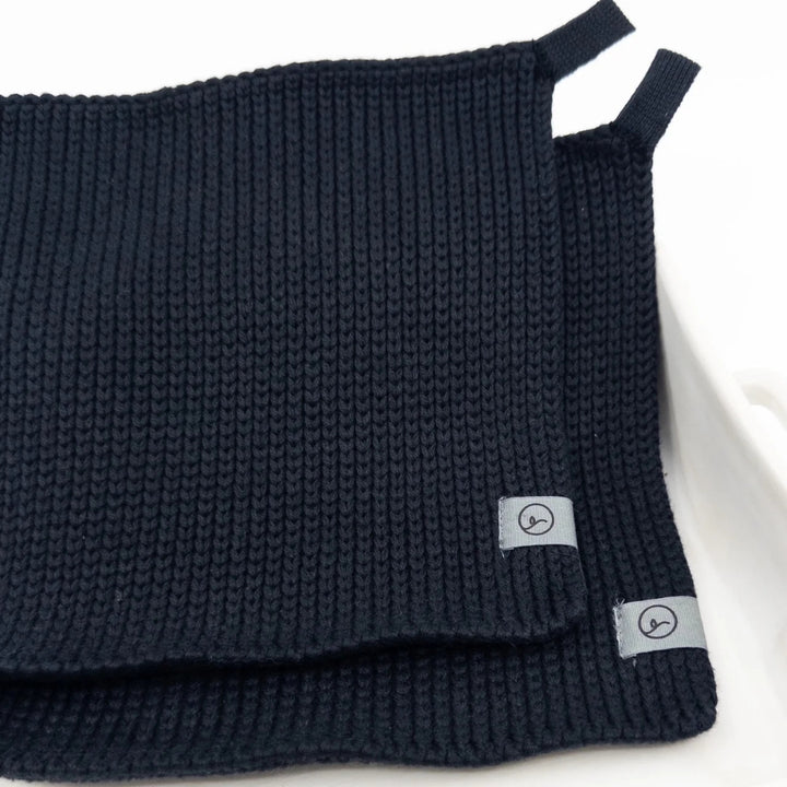 Ecovask Cotton Pot Holders 2pk Black