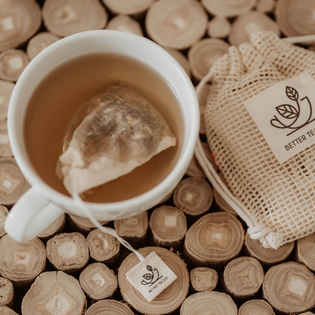 Better Tea Co Reusable Tea Bags 5pce Cotton