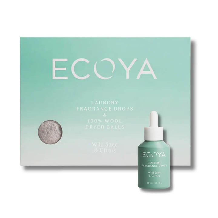 Ecoya Wild Sage & Citrus Laundry Dryer Ball Set