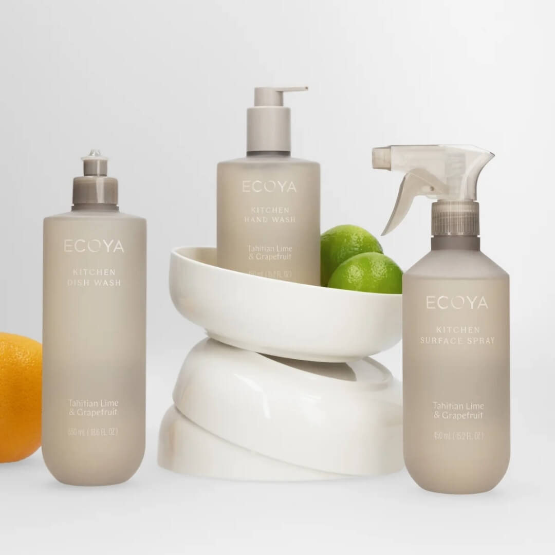Ecoya Tahitian Lime & Grapefruit Kitchen Cleaning Set