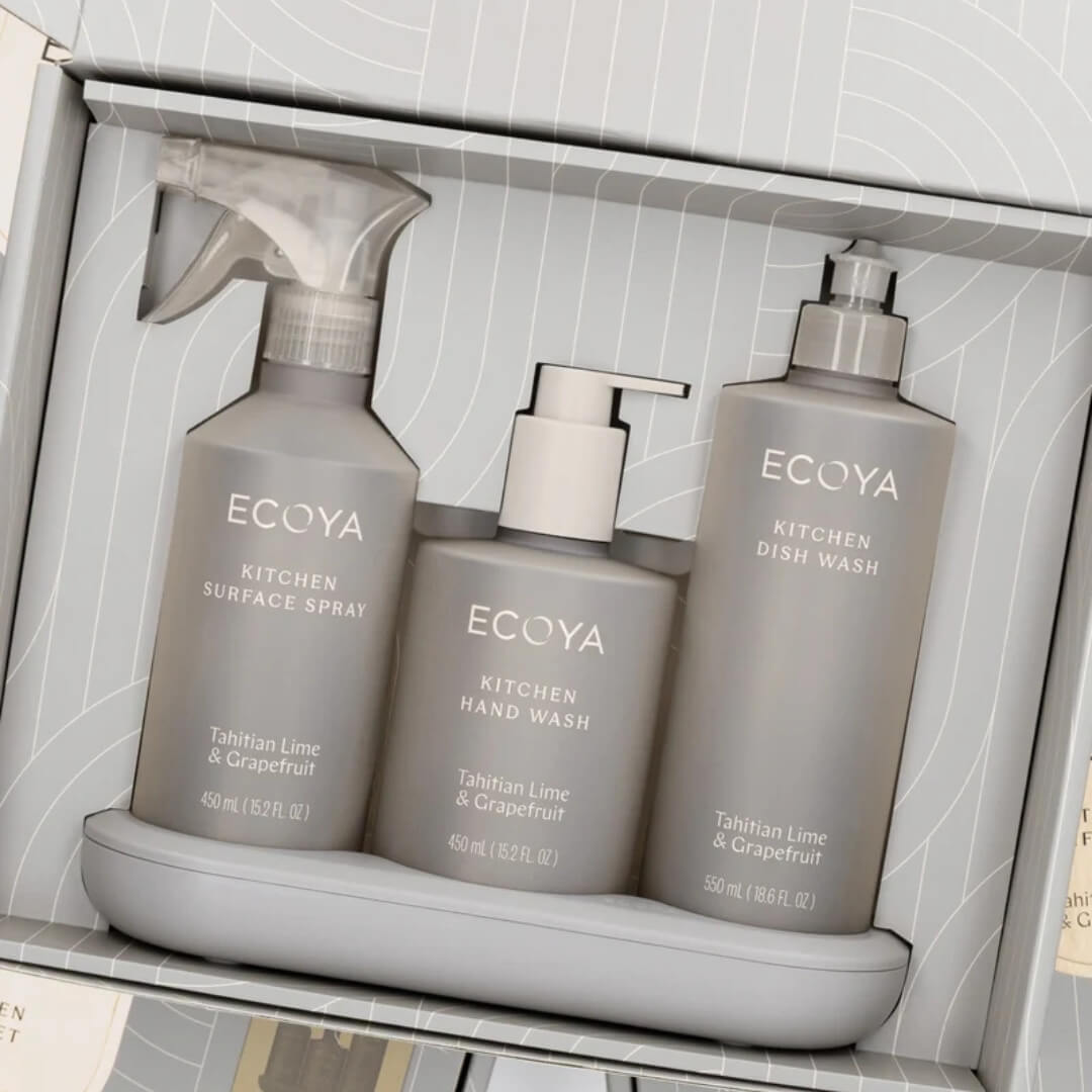 Ecoya Tahitian Lime & Grapefruit Kitchen Cleaning Set