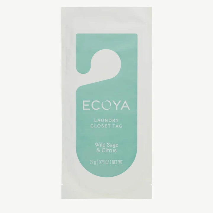 Ecoya Wild Sage & Citrus Laundry Closet Tag Set 3pk