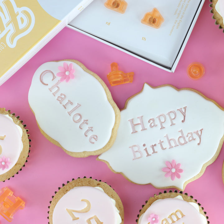 PME Fun Fonts Cupcakes and Cookies