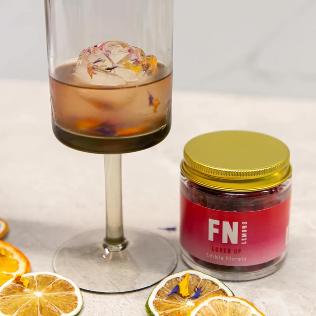 FN Lemons Rose + Diamond Ice Tray