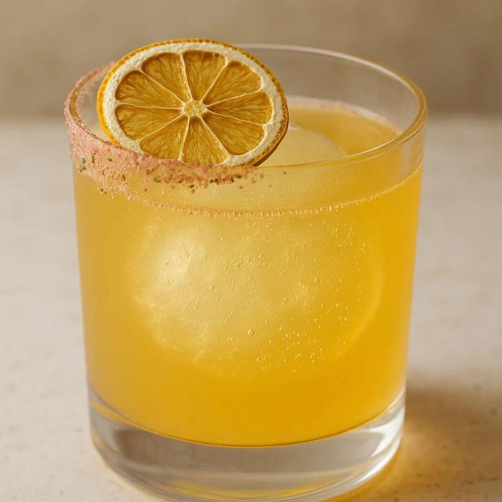 FN Lemons Sphere Pink Ice Tray