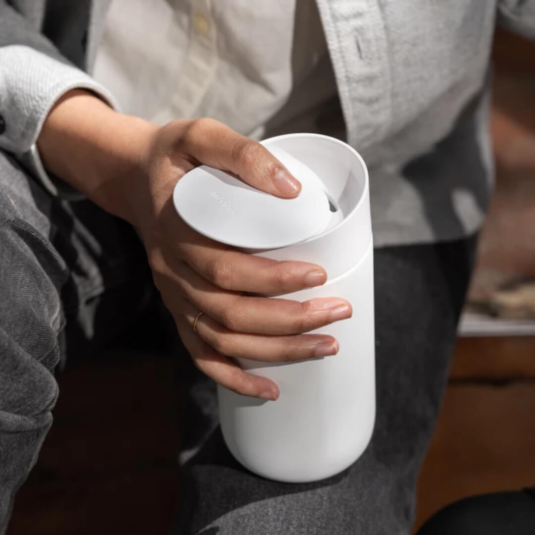 Fellow Carter Slide 12oz Insulated Mug Matte White