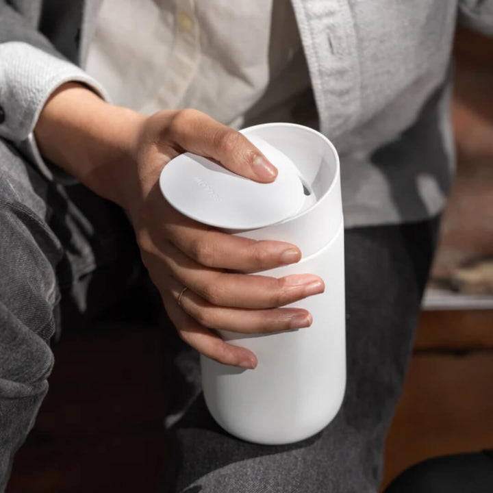 Fellow Carter Slide 12oz Insulated Mug Matte White