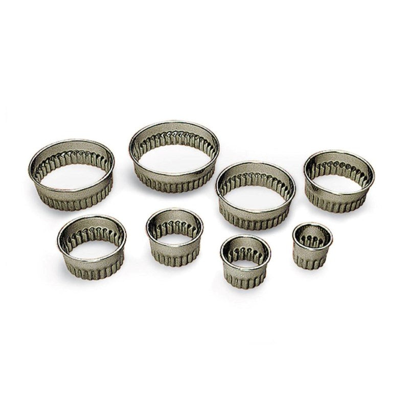 Gobel Fluted Round Stainless Steel Cutters – Milly's Kitchen