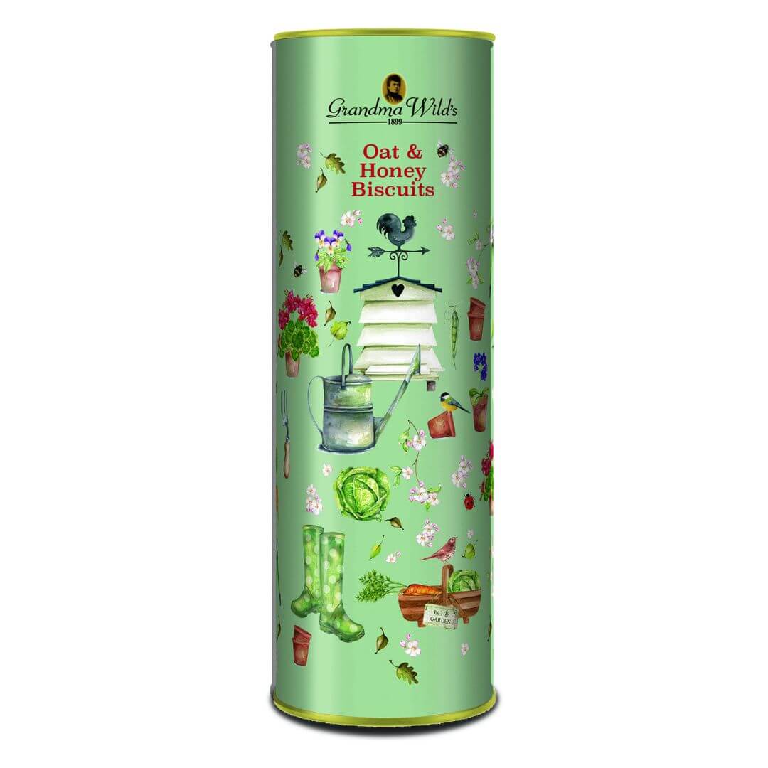 Grandma Wild's Garden & Beehive Giant Biscuit Tube 200g