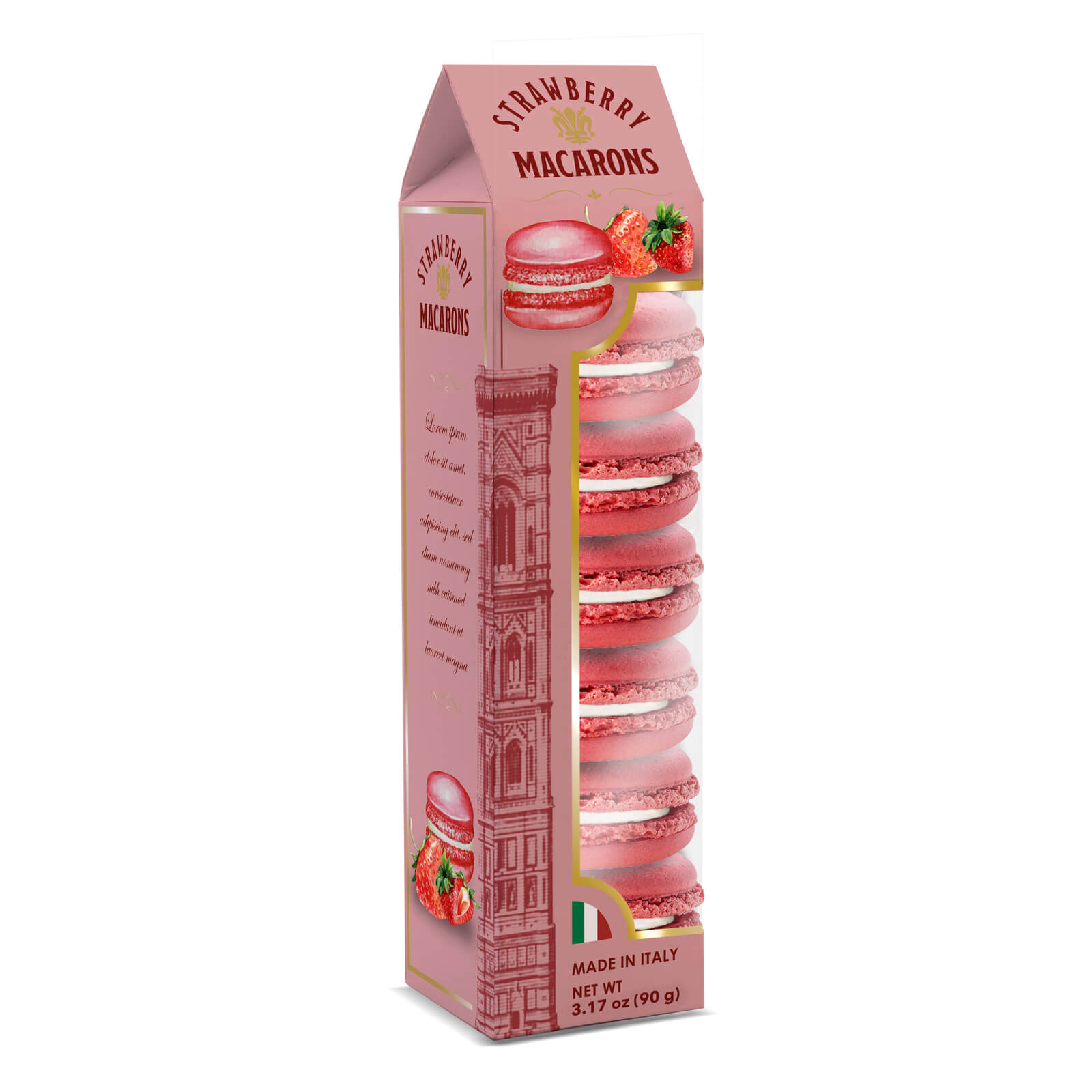 Borgo de Medici Italian Macaron: Strawberry 90g