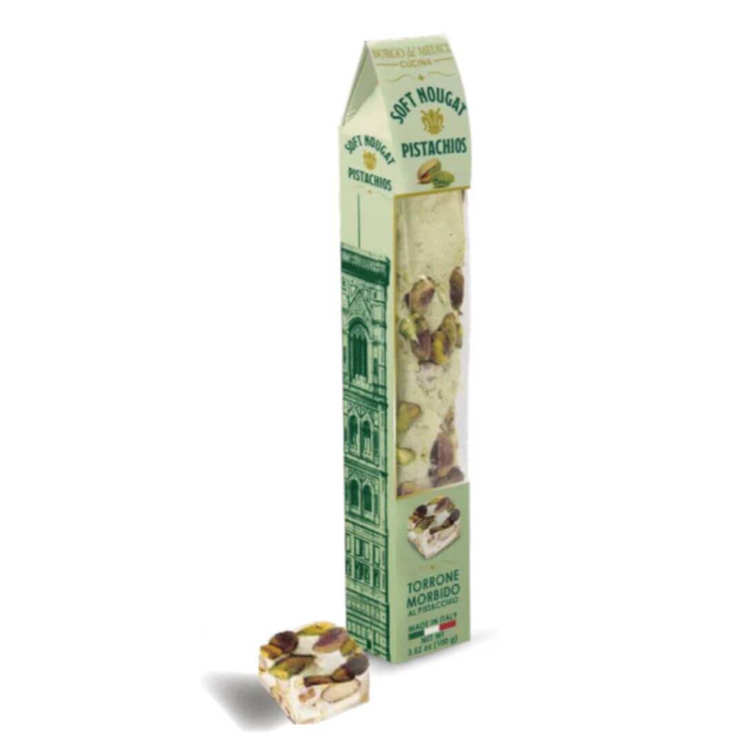 Borgo de Medici Soft Nougat Bar Pistachio 100g