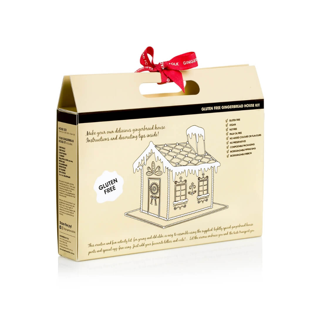 Gingerbread Folk Gingerbread House Kit 600g (Gluten-Free)