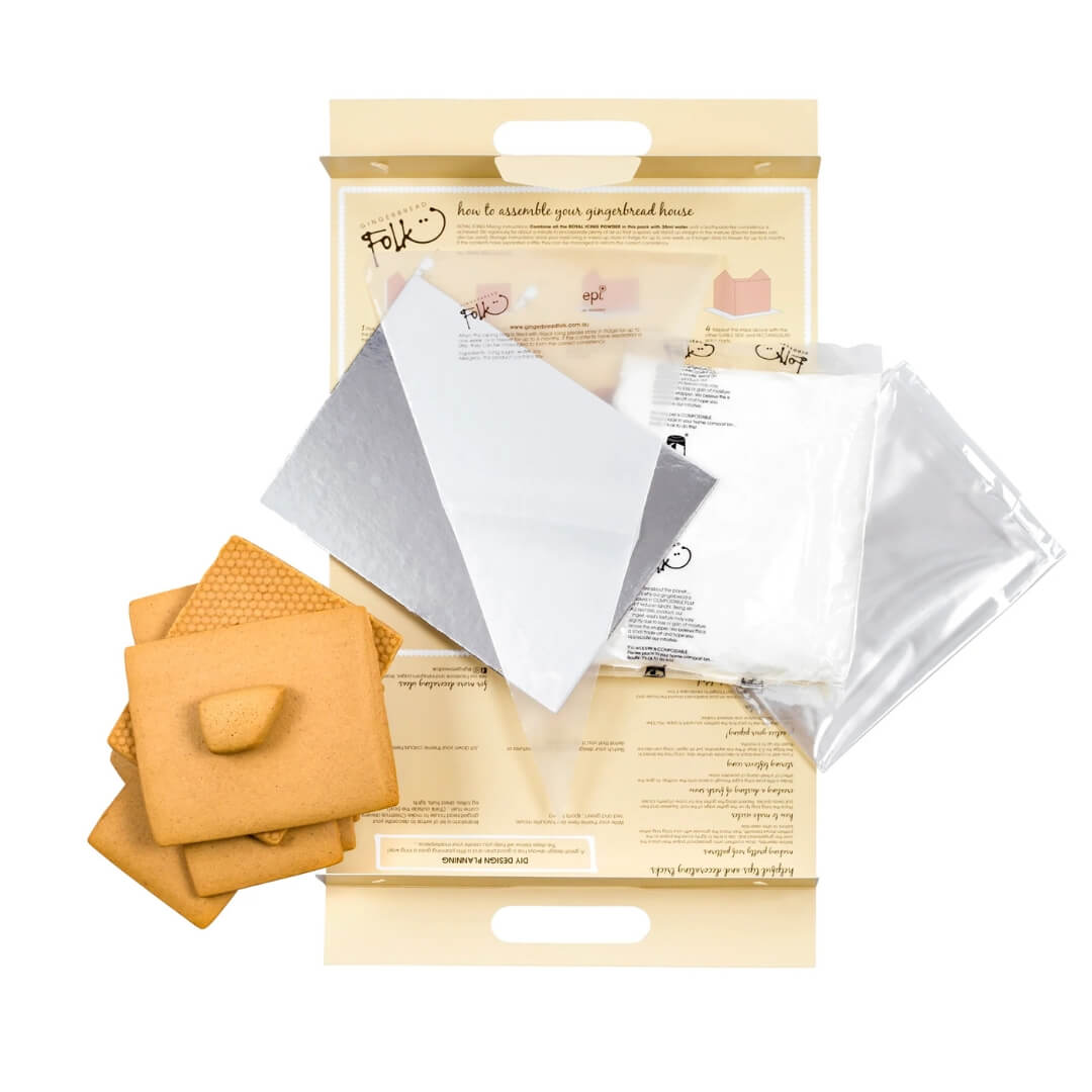 Gingerbread Folk Gingerbread House Kit 600g (Gluten-Free)