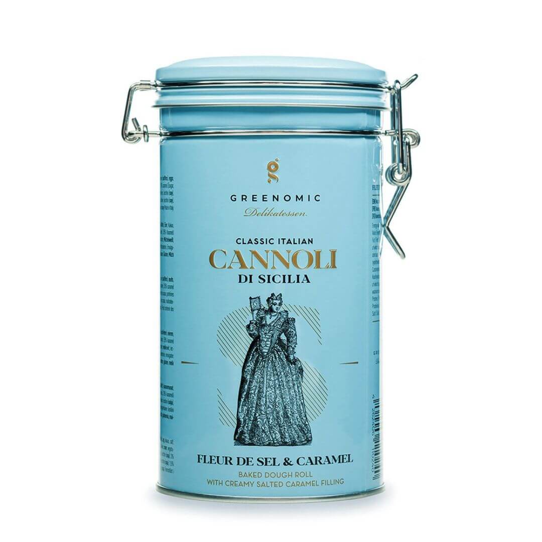 Greenomic Fleur de Sel & Caramel Cannoli de Sicilia 200g