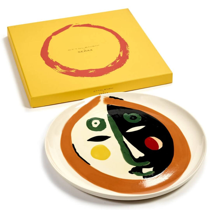 Ottolenghi Feast Face Motif No 1  Serving Plate 35cm